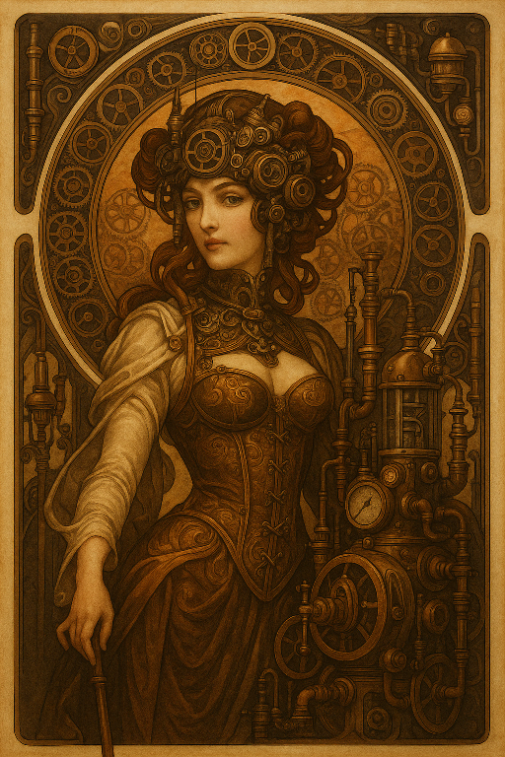 Alfonz "steampunk" Mucha 2